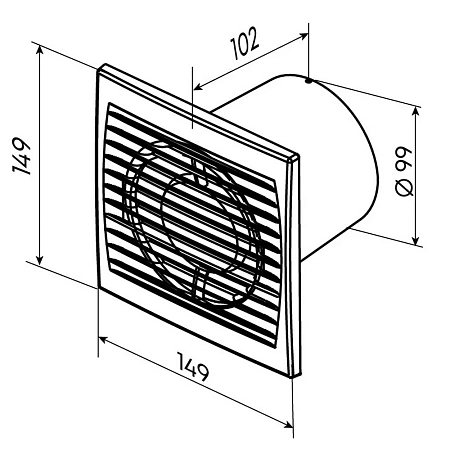 Вентилятор Granat 100 Вентилятор Granat 100