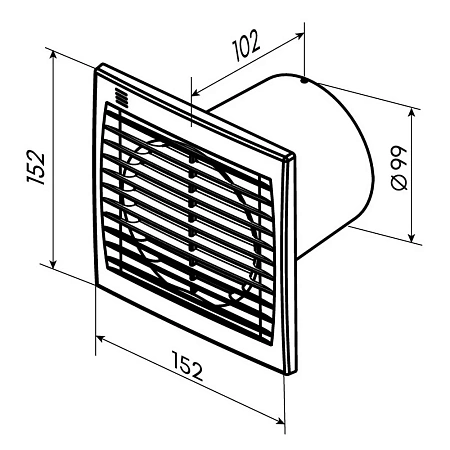 Вентилятор Zircon 100 V Вентилятор Zircon 100 V