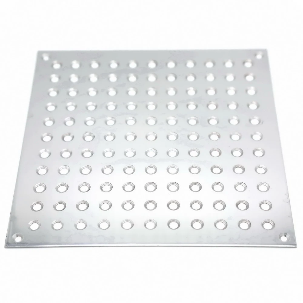 Решётка напольная 200x200 из нержавеющей стали