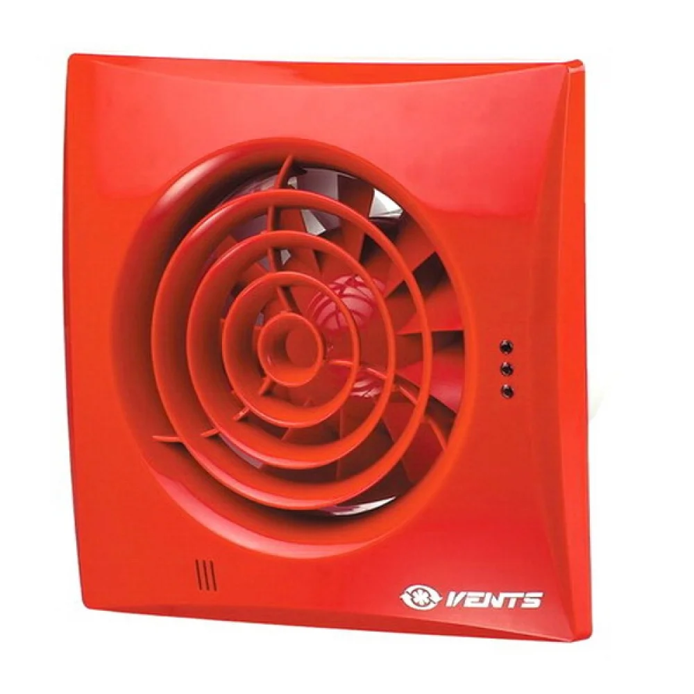 Вентилятор Vents Quiet 100 RED