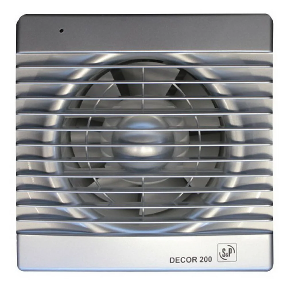 Вентилятор DECOR 200C SILVER