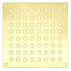 Решётка напольная 150x150 из латуни