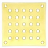 Решётка напольная 100x100 из латуни